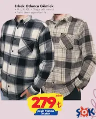 ERKEK ODUNCU GÖMLEK fiyat ve kampanya bilgisi